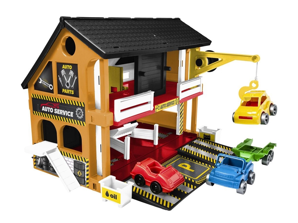 Игровой набор автосервиса с краном Play House Wader 25471