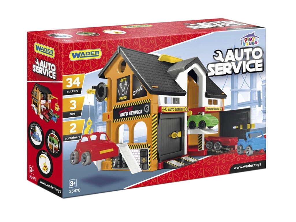 Игровой набор автосервиса с краном Play House Wader 25471