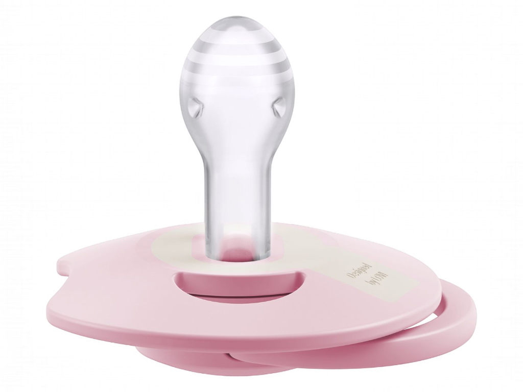 Пустышка силиконовая динамическая LOVI Prime 0-6 мес 2 шт Rose/Rose Cream, LOVI 34/454