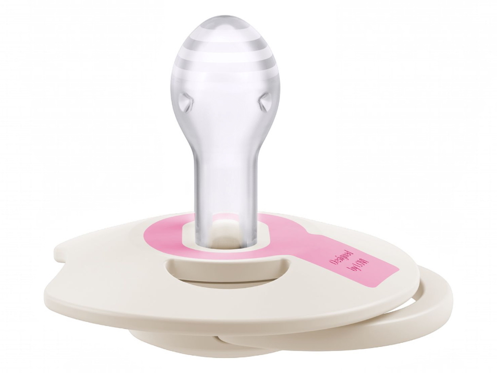 Пустышка силиконовая динамическая LOVI Prime 18+ мес 3 шт Peony Pink, LOVI 34/456