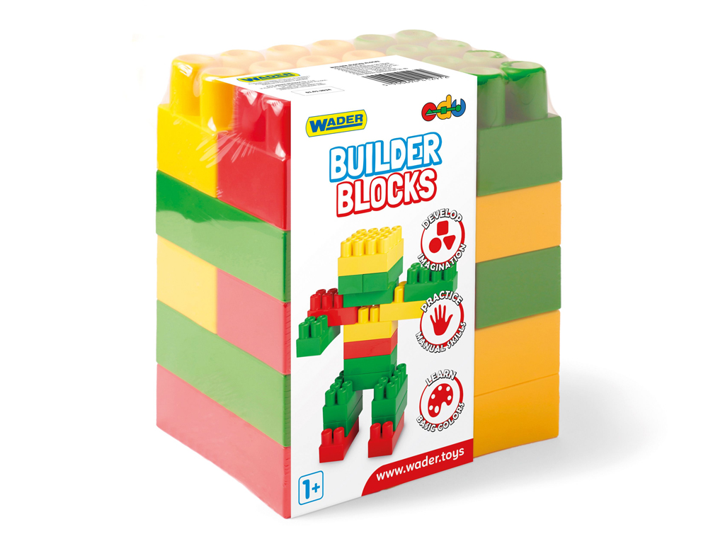 Builder Blocks конструктор. 15 деталей. Wader 41584