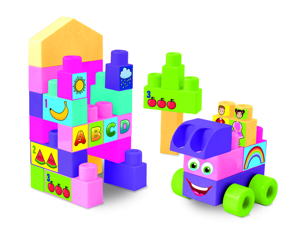 Big Blocks конструктор рожевий. 26 деталей. Wader 41590
