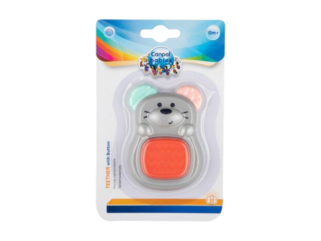 Игрушка-прорезыватель с пищалкой Мишка. Canpol Babies 5/202