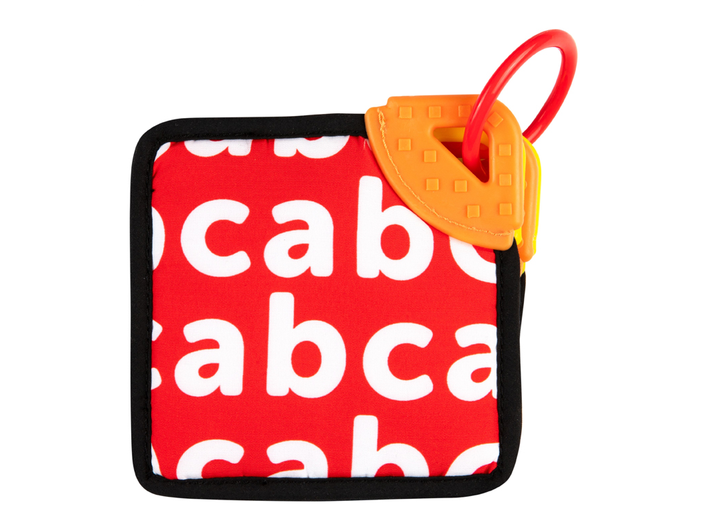 Игрушка сенсорные мягкие карточки с прорезывателем для зубов BabiesBoo, Canpol babies 68/096