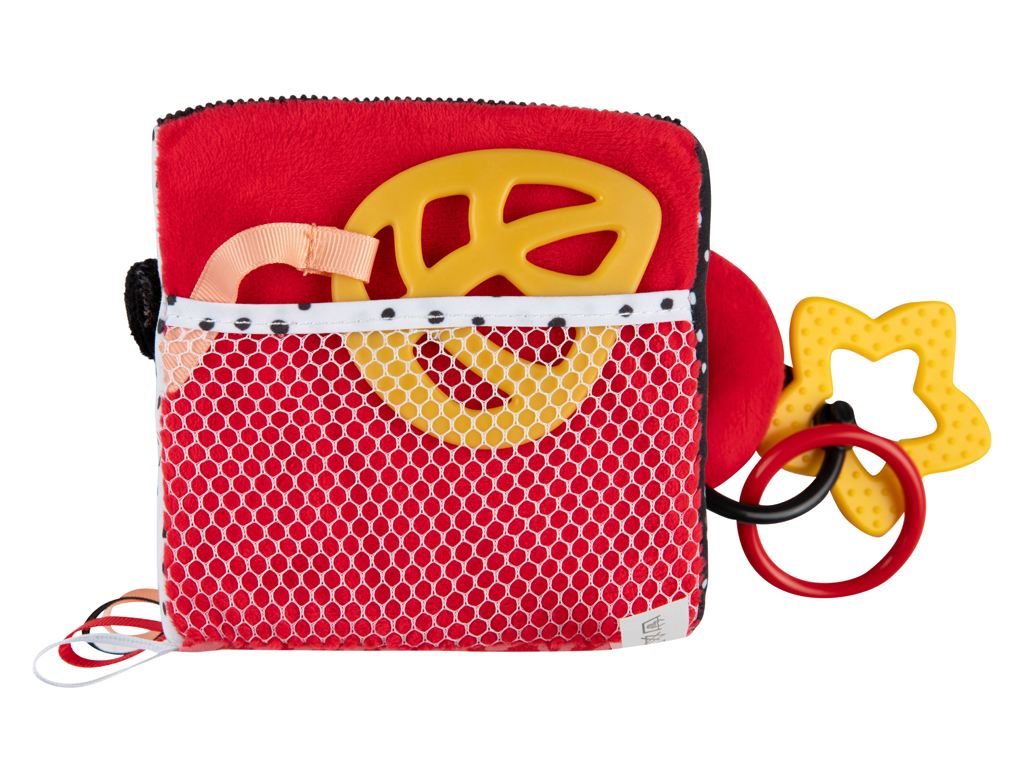 Игрушка мягкий контрастный сенсорный кубик BabiesBoo, Canpol babies 68/098