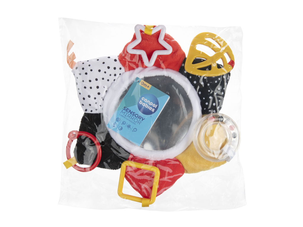 Сенсорная игрушка зеркальце с интерактивными элементами BabiesBoo, Canpol babies 68/099