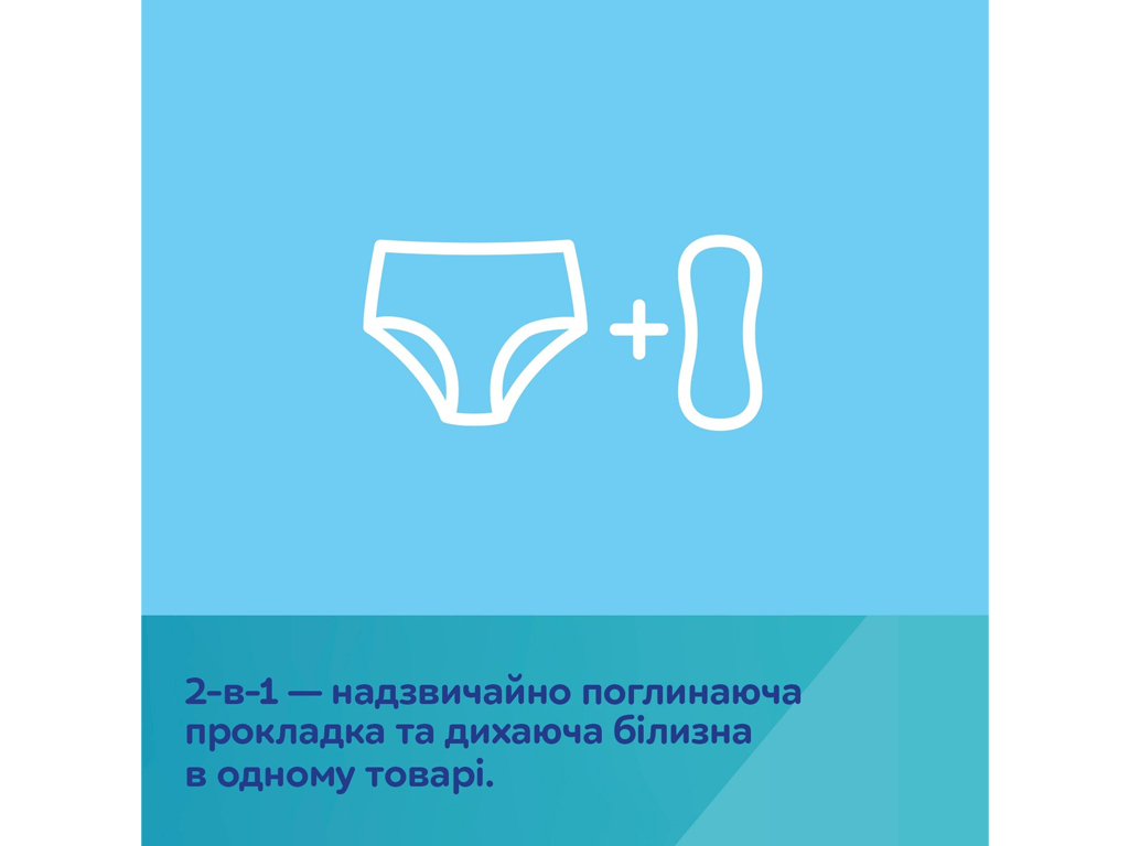 Дихаючі та ультрапоглинаючі одноразові трусики з післяпологовою прокладкою 2в1 L/XL 5 шт., Canpol ba
