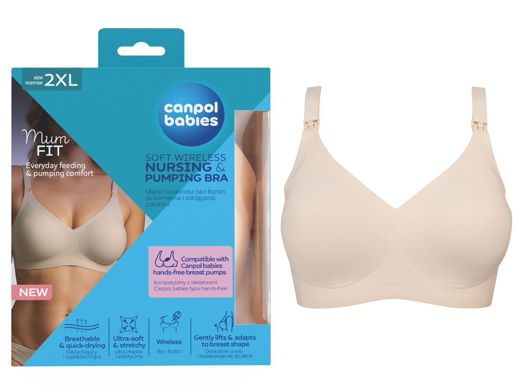 Бюстгальтер для грудного вигодовування та зціджування, розмір 2XL, Canpol babies 78/017
