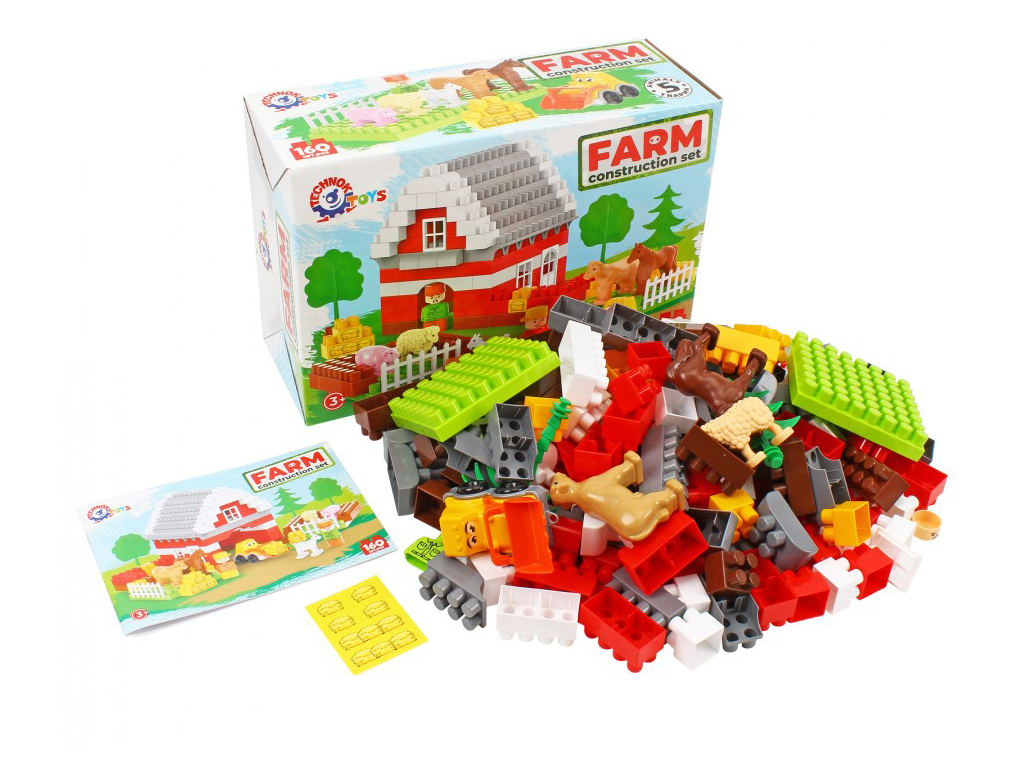 Конструктор FARM Construction Set, 160 деталей, Технок