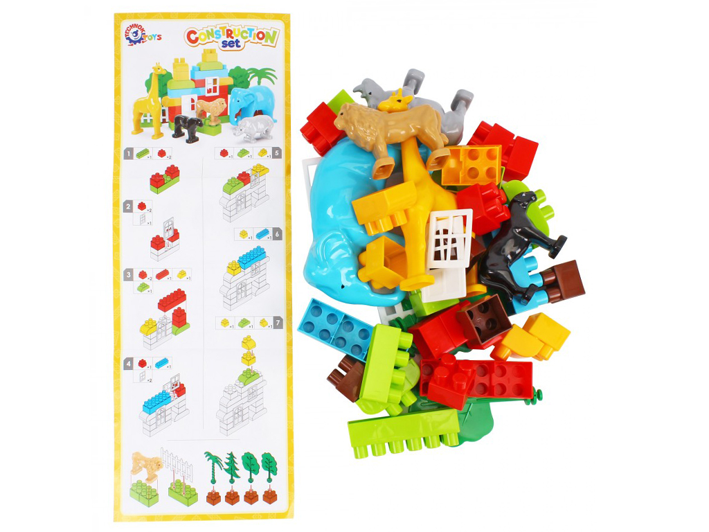 Конструктор Construction Set у пакеті 40 деталей, ТехноК