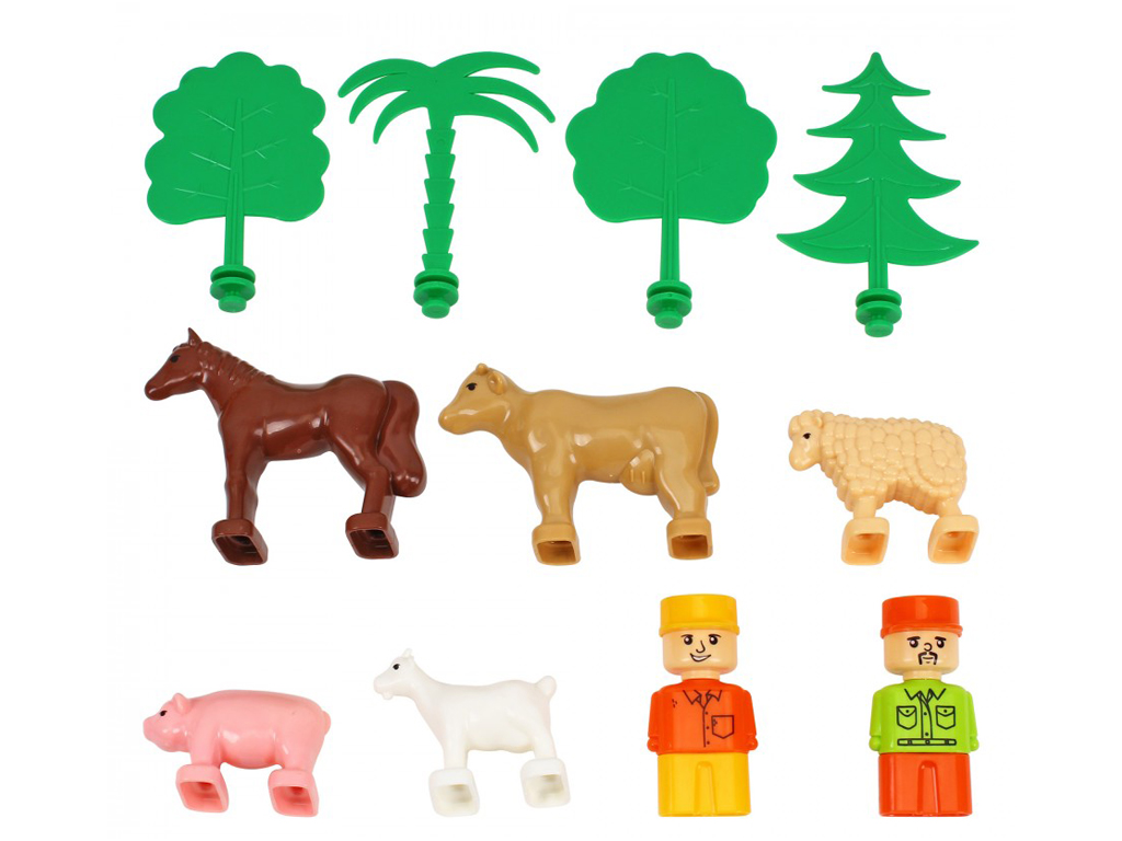 Конструктор FARM Construction Set у пакеті, 130 деталей, Технок