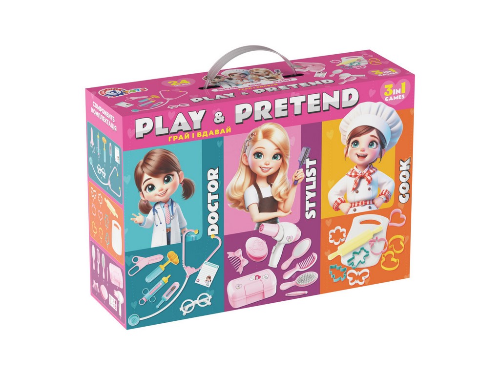 Набір ігровий 3в1 Play & Pretend Technok, 33 см, сюжетно-рольова гра, Технок