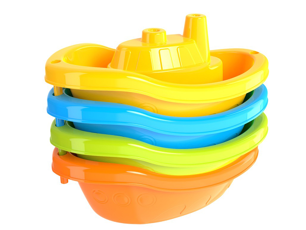 Игровой набор кораблики 6597, 11,5 см, для воды и песка, Технок