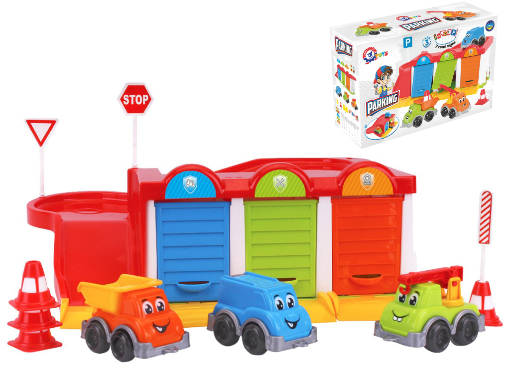 Игровой гараж паркинг Технок 8584