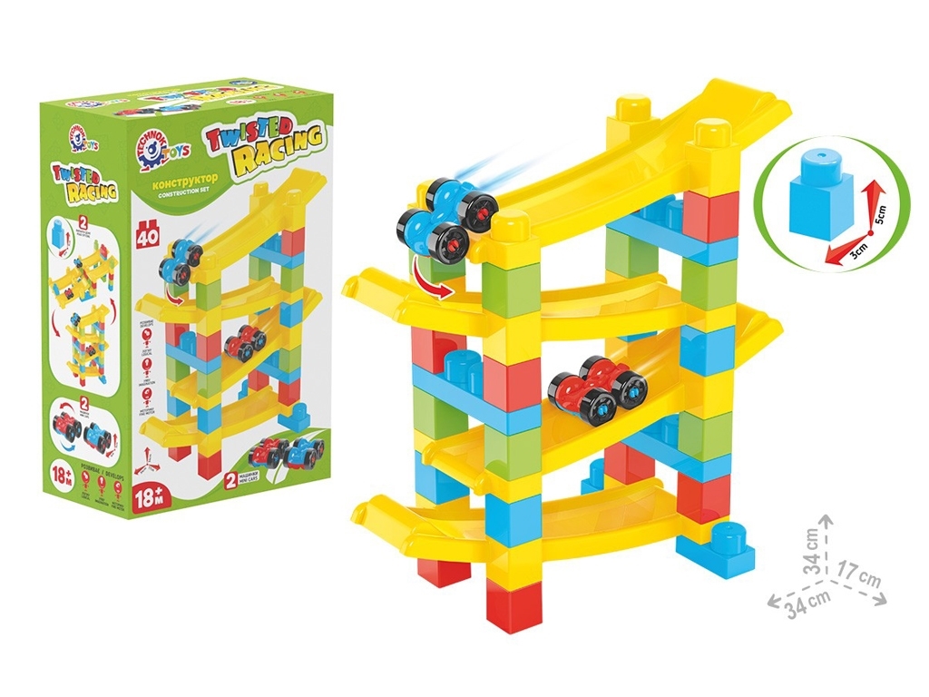 Конструктор Construction Set, 40 деталей, Технок