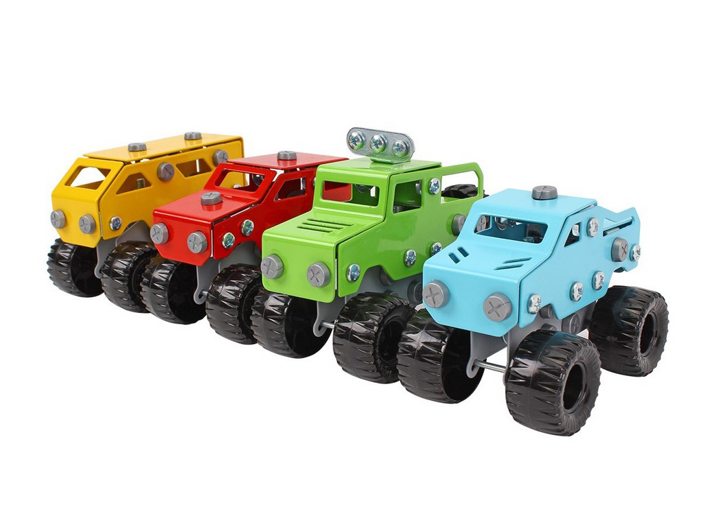 Конструктор металлический машинки Construction Set, 370 деталей, Технок