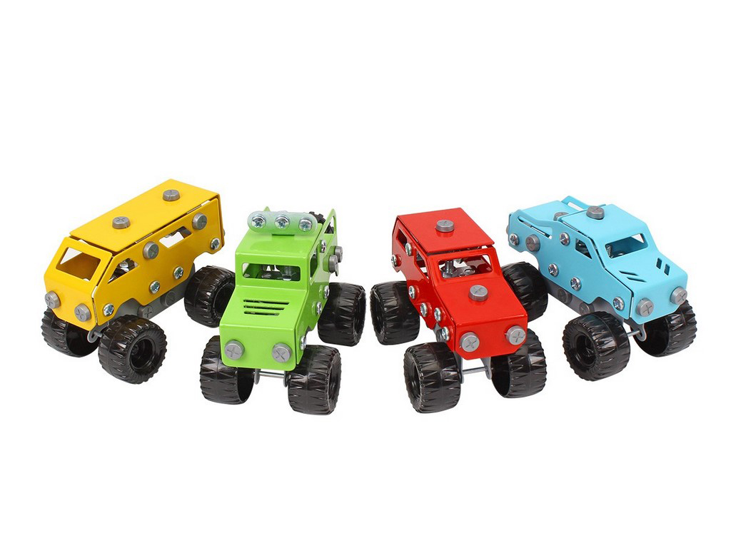 Конструктор металлический машинки Construction Set, 370 деталей, Технок