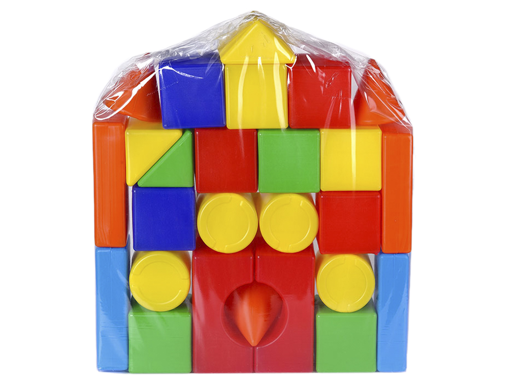 Конструктор пластиковый Замок, 41 см, 26 элементов, Toys-Plast