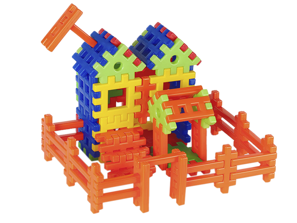 Конструктор пазли Котячий будинок. Toys-plast ІП.09.006