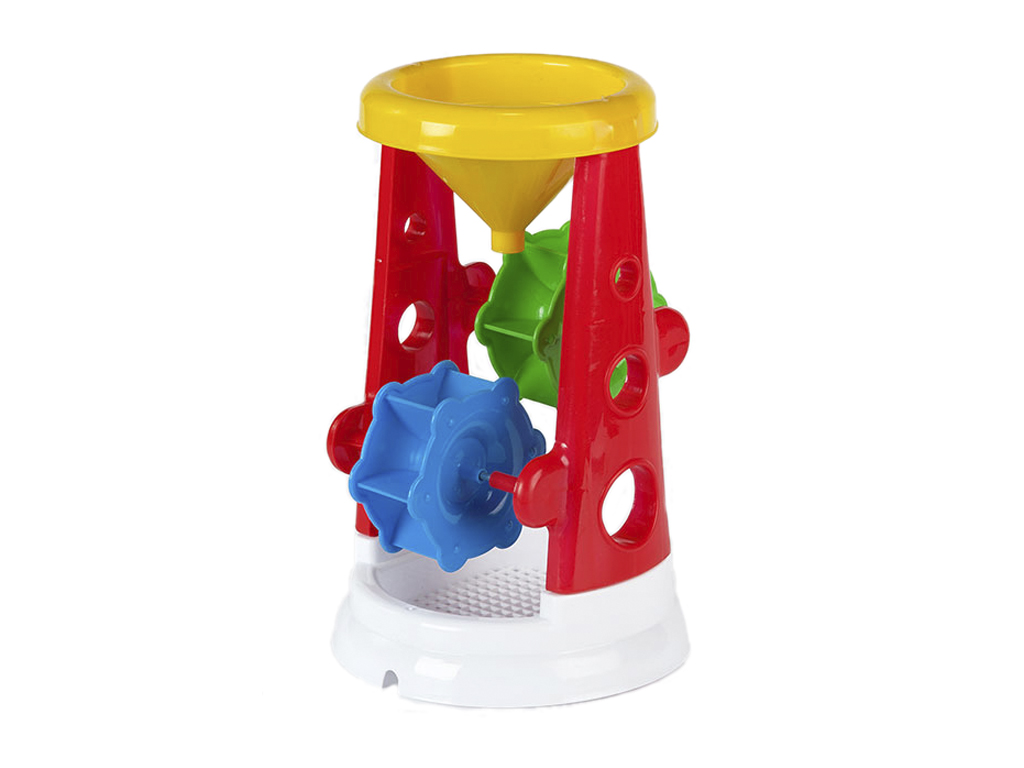 Пісочний набір Млин ІП26000, 24 см, з лійкою та ситечком, Toys-plast