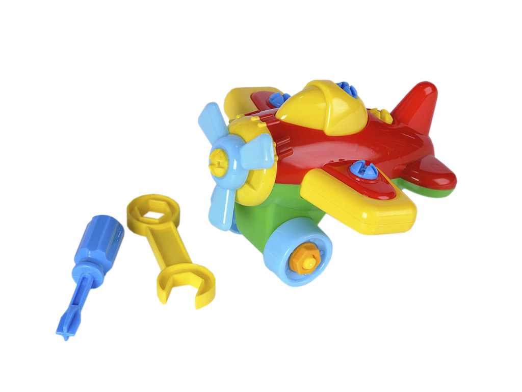 Конструктор Літак. Toys-plast ІП.30.001