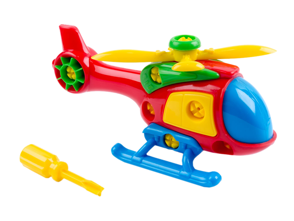 Конструктор Гелікоптер. Toys-plast ІП.30.010
