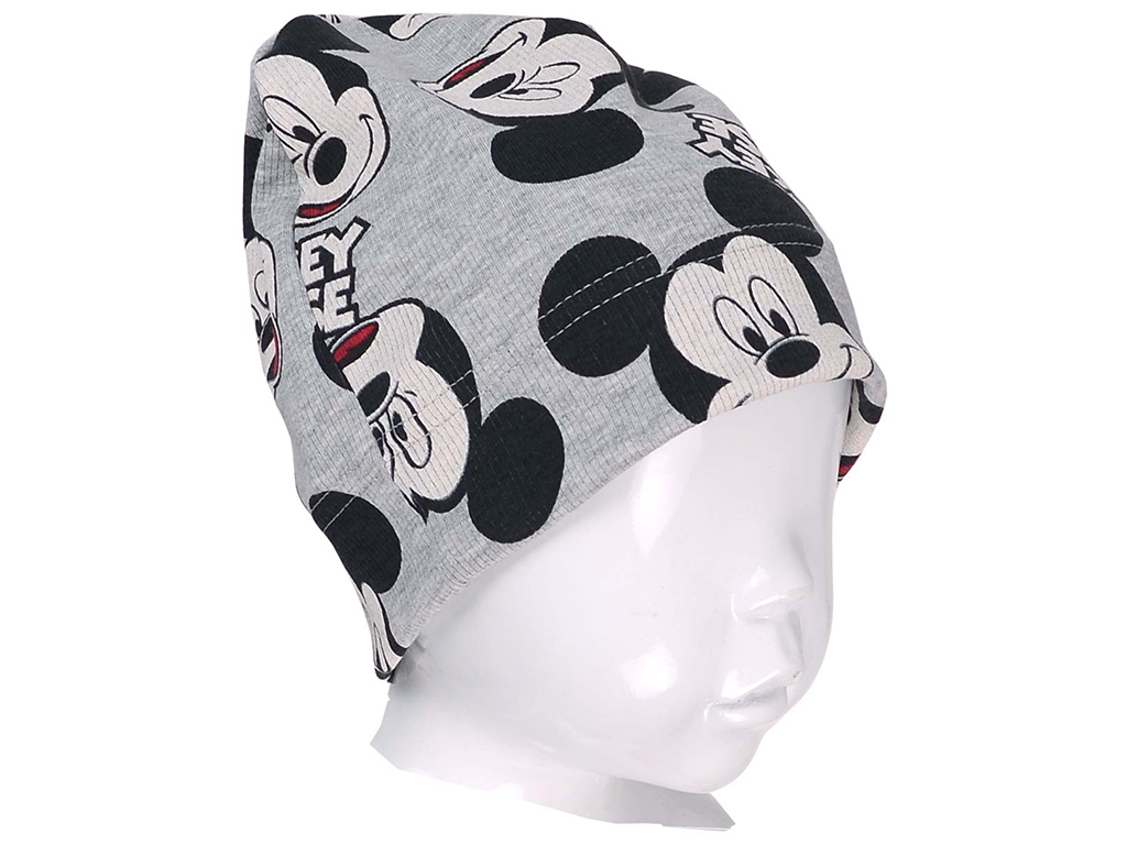 Шапочка детская унисекс серый меланж, Рост 52-54, Татошка