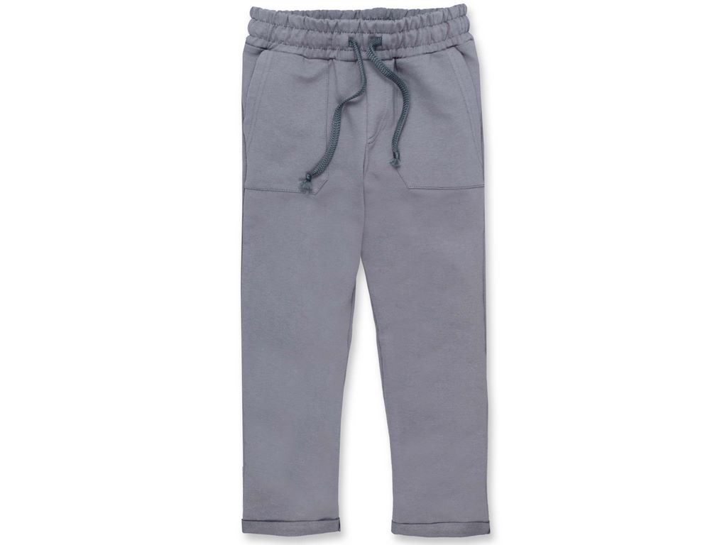 Штаны детские для мальчика серые, рост 146, Татошка