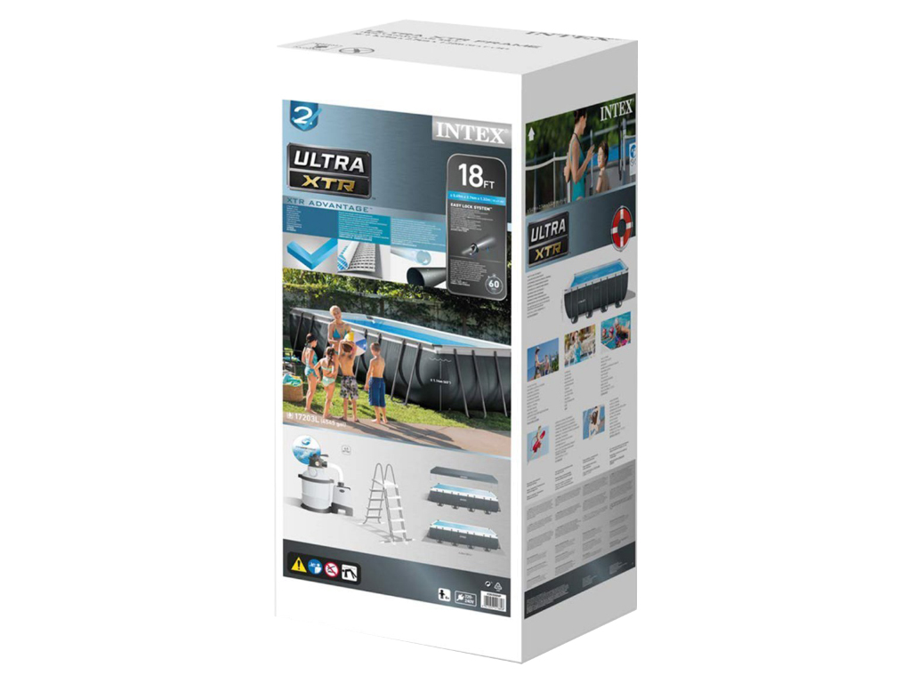 Басейн прямокутний каркасний Ultra XTR. Intex 26356