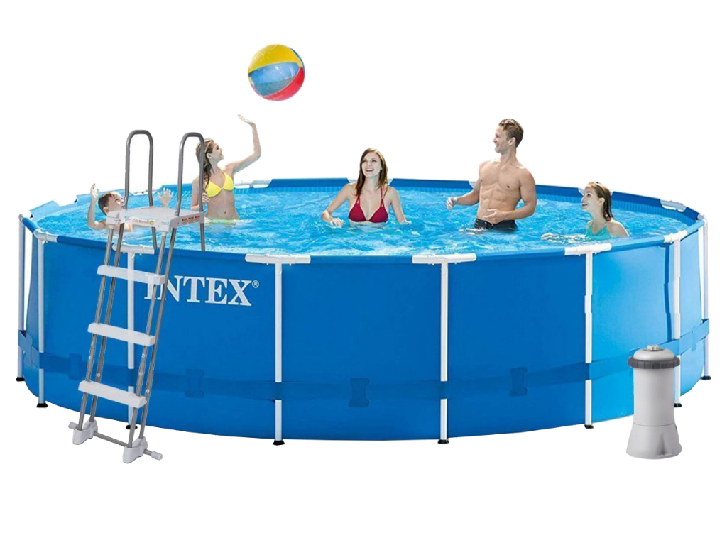 Басейн каркасний круглий Metal Frame. Intex 28242