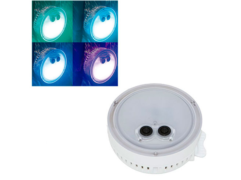 Настінна лампа для спа-басейну Intex 28503, на батарейках, LED, 4 кольори, колір сірий