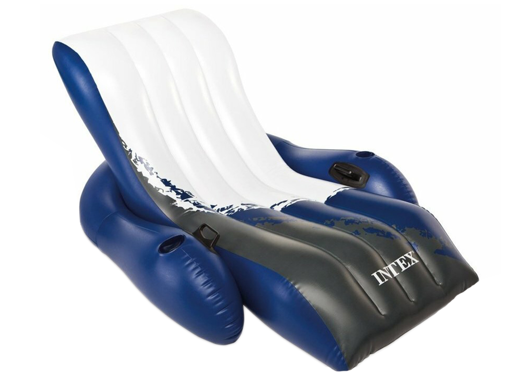 Надувне крісло-шезлонг Intex 58868, ПВХ, 180×135см
