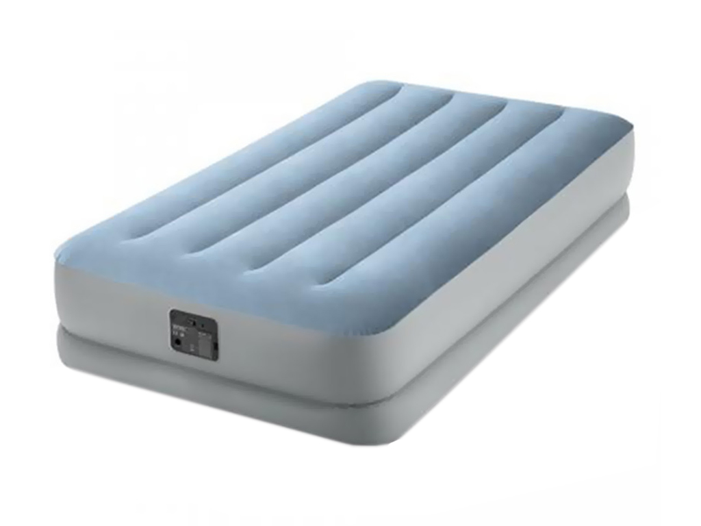 Надувной матрас Intex 64157, USB 5В, 2A, ПВХ с велюровым покрытием, 191×99×36см