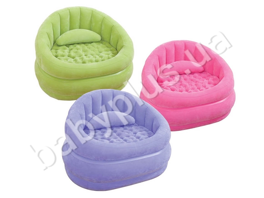 Велюр кресло Intex 68563