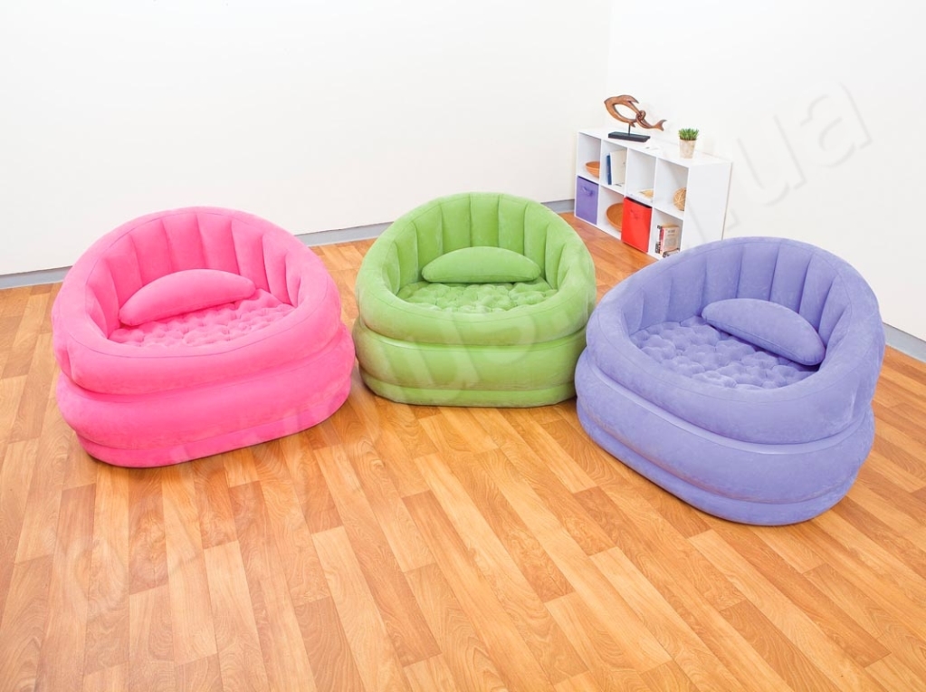Велюр кресло Intex 68563