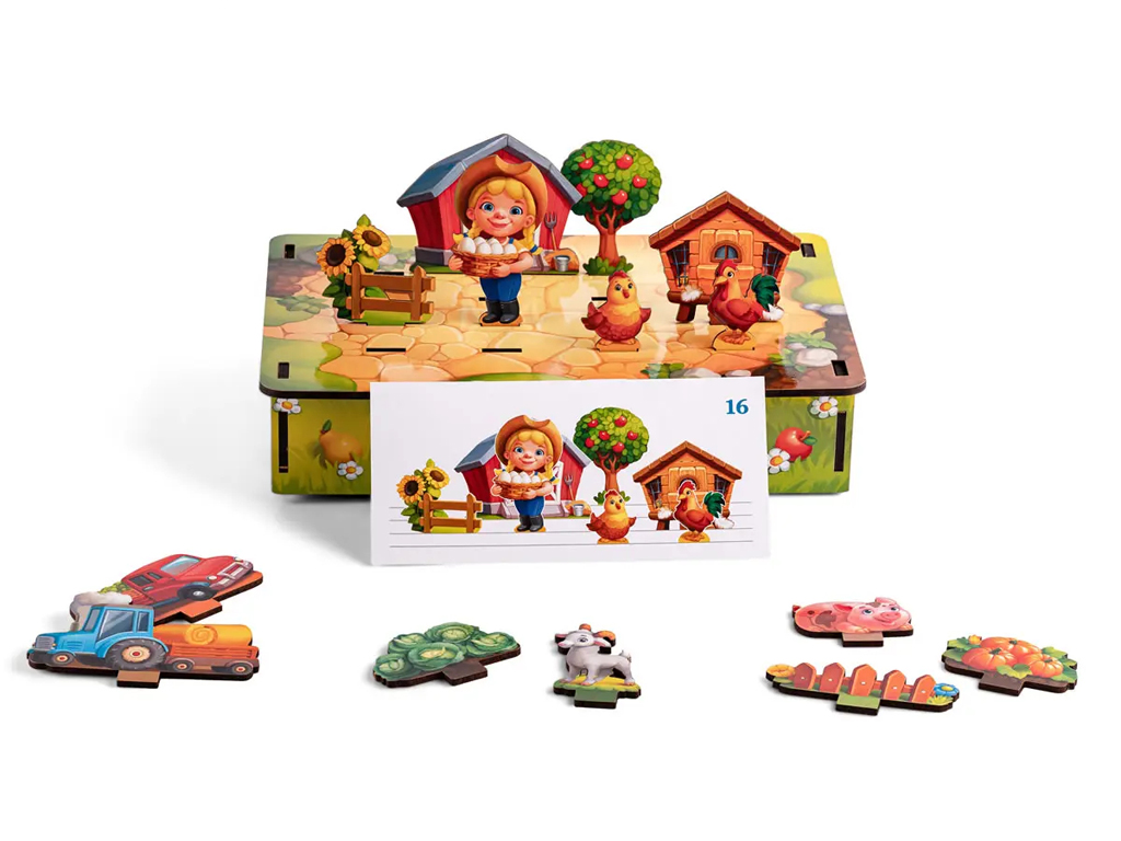 Игра с картами Панорама ферма, Ubumblebees