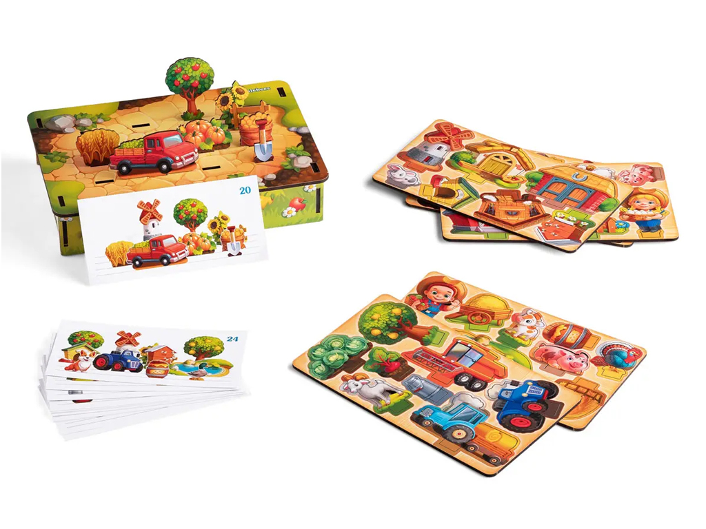 Игра с картами Панорама ферма, Ubumblebees