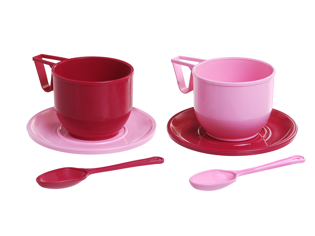 Набор посуды Cooking Set 15 предметов розовая. Юніка 4820041671733