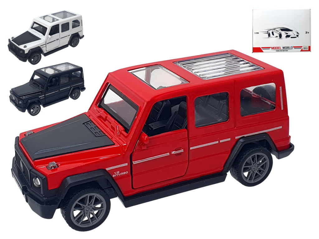 Машинка-модель Mercedes-Benz G Wagon V8, металева, 3 види (ціна за 1шт)
