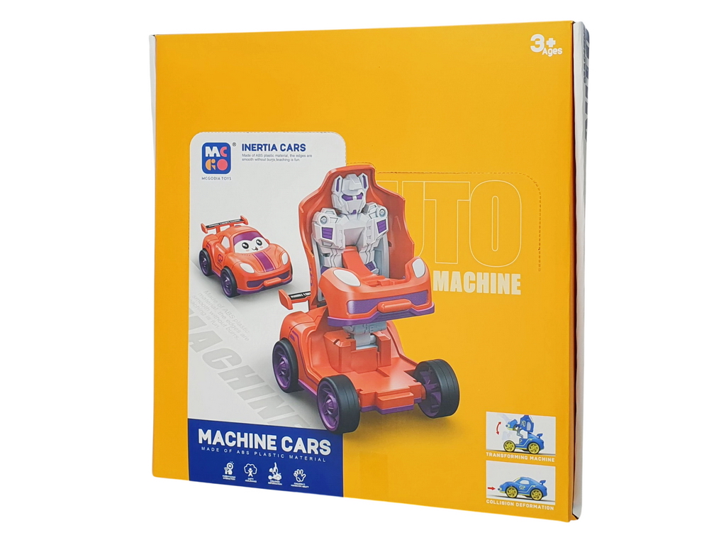 Машинка-трансформер, 12×12×7 см, микс цветов (цена за 1шт)