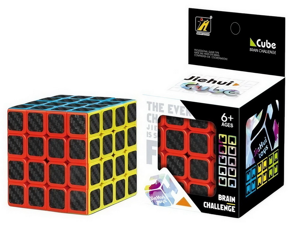 Головоломка Кубик-Рубика 4×4 карбоновый, 6,2 см