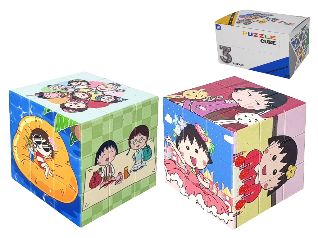 Кубик-рубик пазл Chibi Maruko 5,7х5,7х5,7см (цена за 1шт)