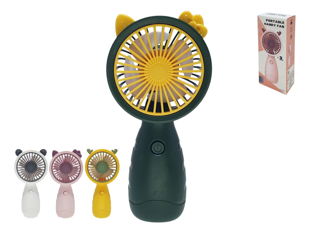 Вентилятор портативный аккумуляторный Hand Held 15 см, ручной формат