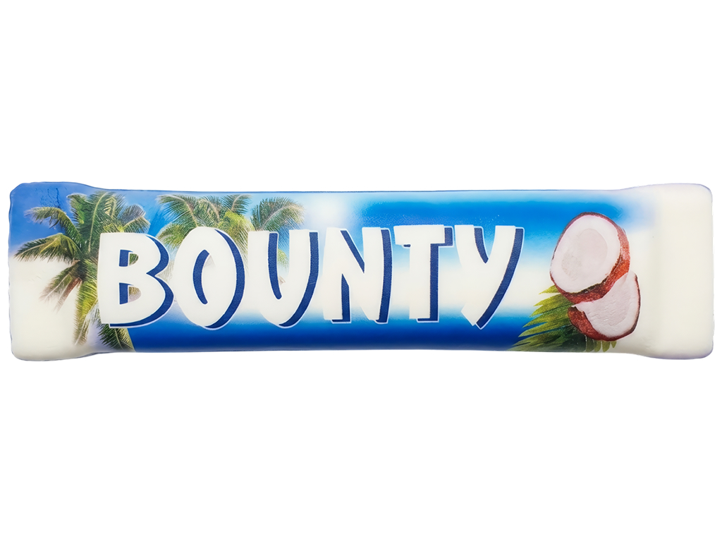 Игрушка-антистресс сквиш Шоколадный батончик Bounty, аромат шоколада,20×4,5×2,5 см