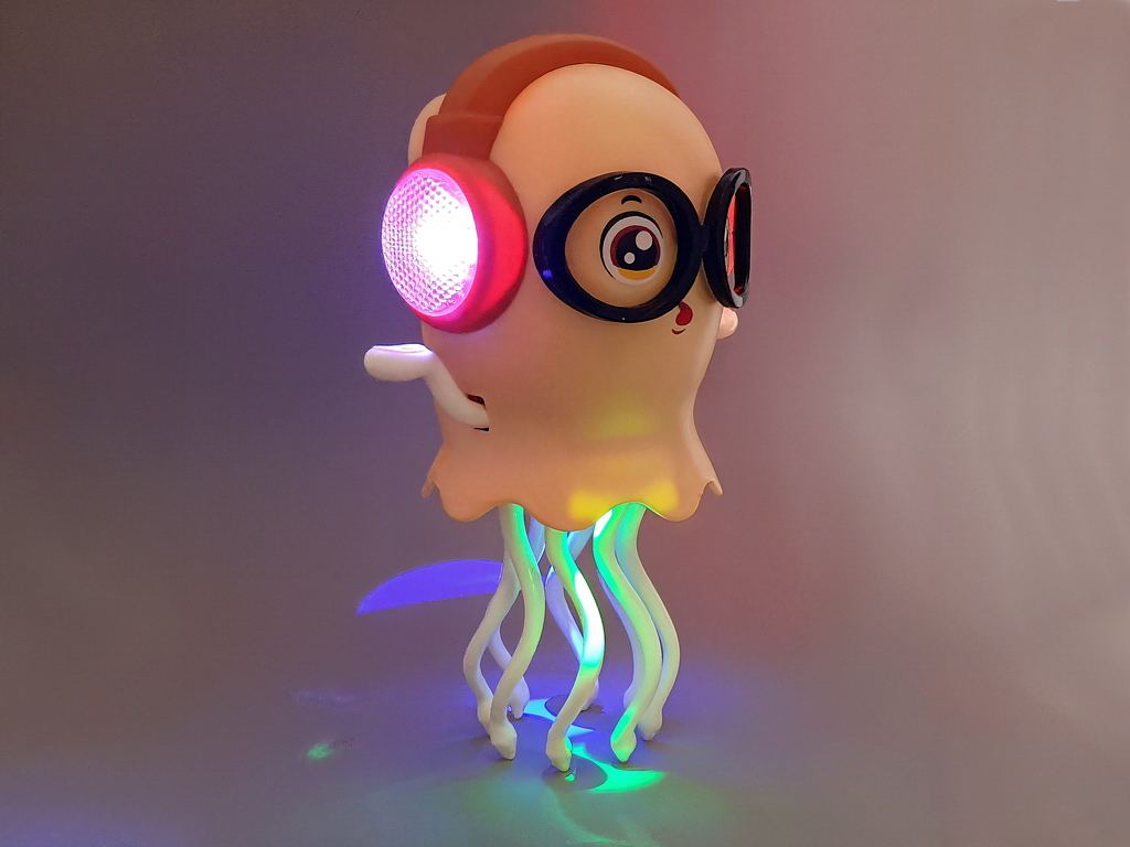 Игрушка медуза интерактивная Dancing Jellyfish HX178, светящаяся и двигающаяся музыка и звук