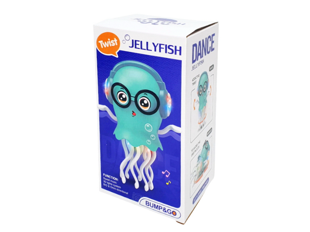 Игрушка медуза интерактивная Dancing Jellyfish HX178, светящаяся и двигающаяся музыка и звук