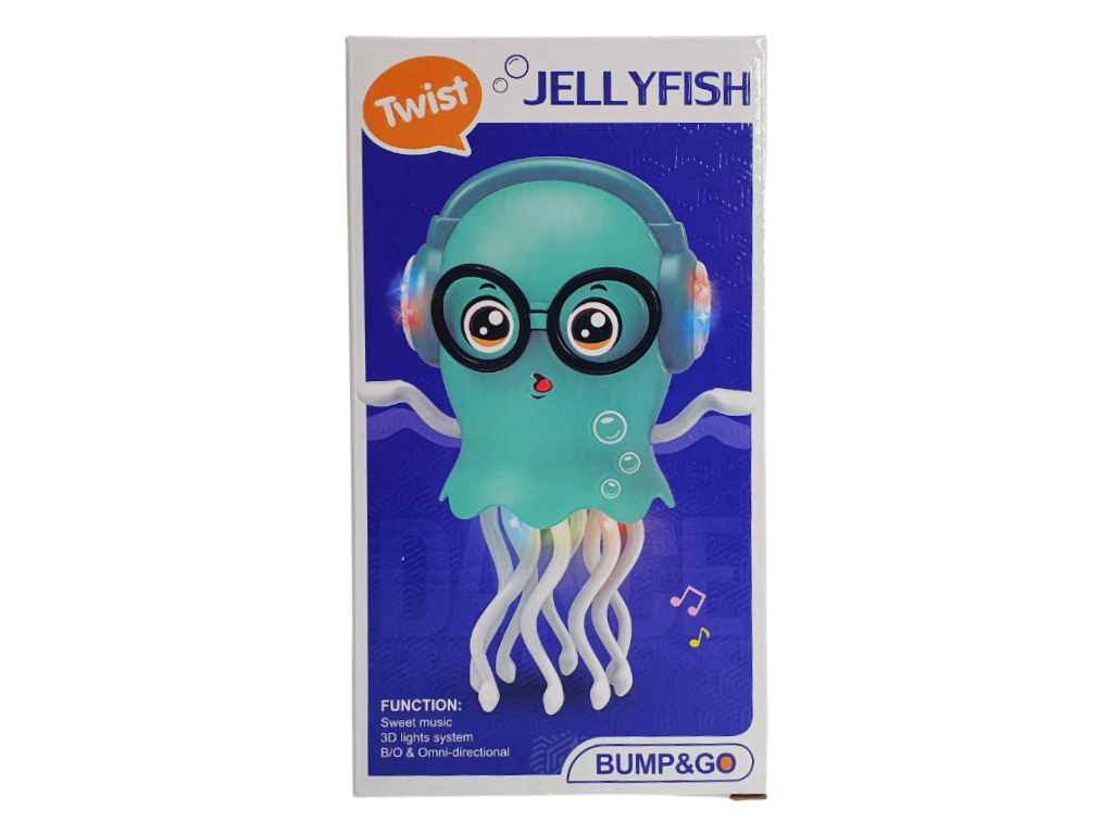 Игрушка медуза интерактивная Dancing Jellyfish HX178, светящаяся и двигающаяся музыка и звук