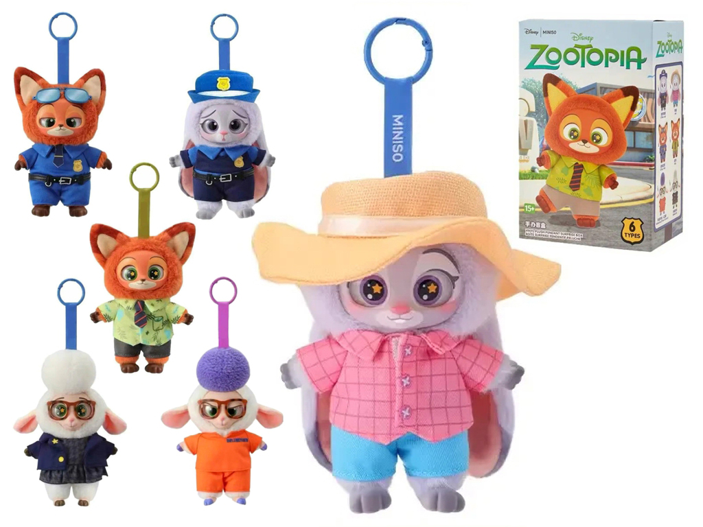Іграшка-сюрприз брелок Zootopia, колекційна фігурка, мікс видів (ціна за 1шт)