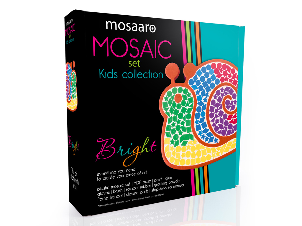 Набор для творчества пластиковая мозаика Улитка, Mosaaro MA7010