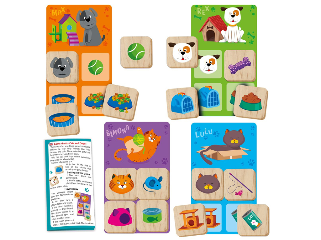Розвиваюча гра Лото Cats and Dogs RW4011